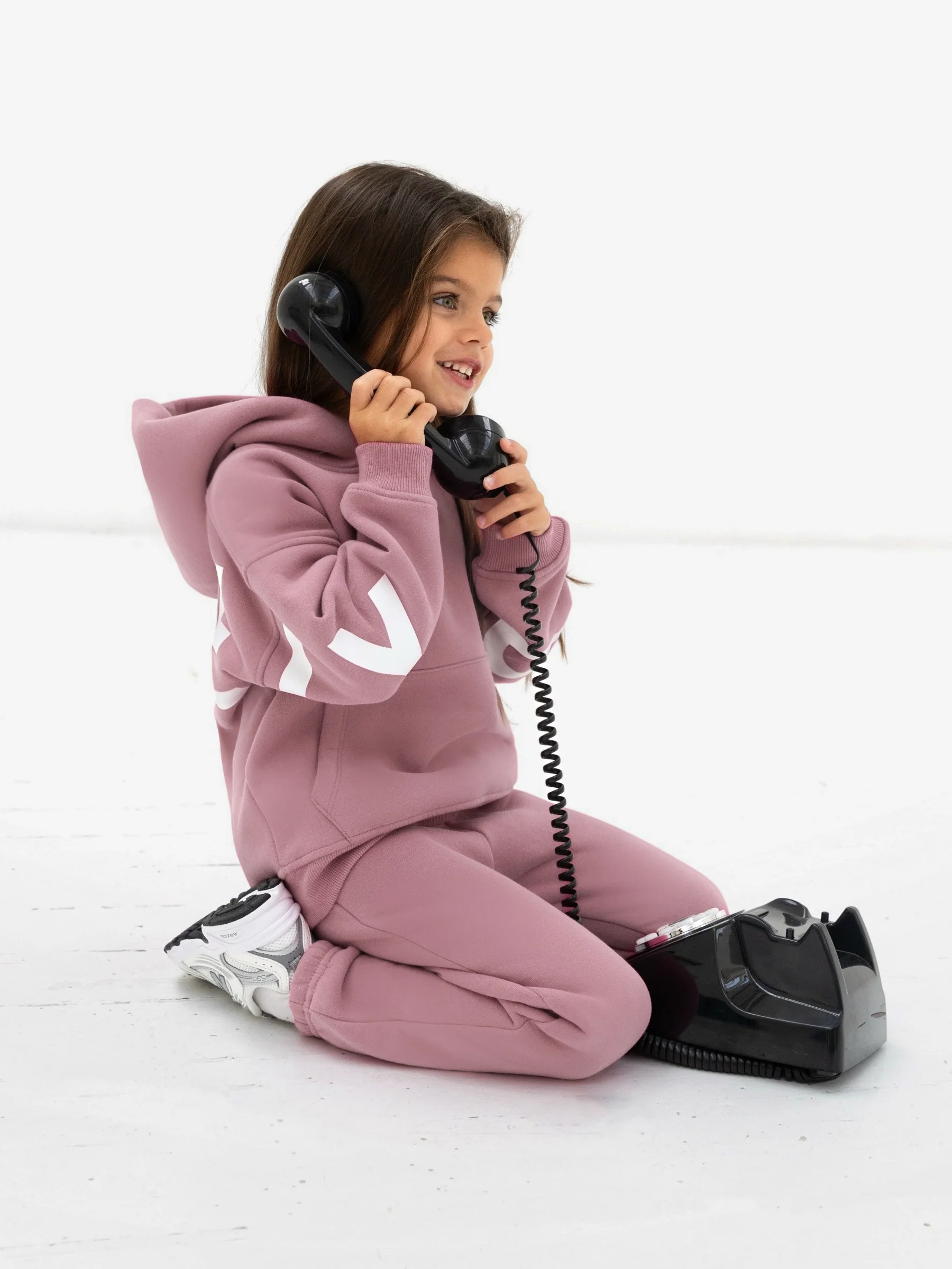 Mini Blakely Hoodie - Dusty Pink - Image 6